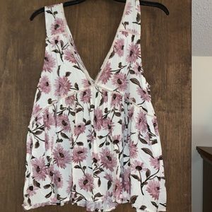 American Eagle Floral Tank Top